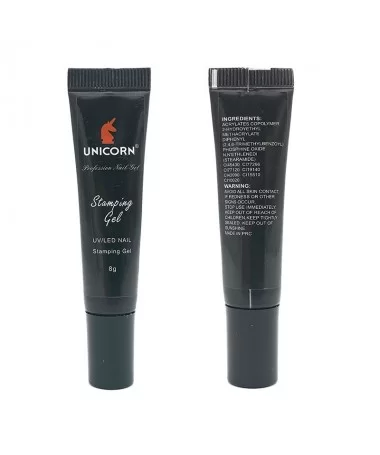 استمپینگ ژل طراحی ناخن یونی کرن UNICORN کد:2