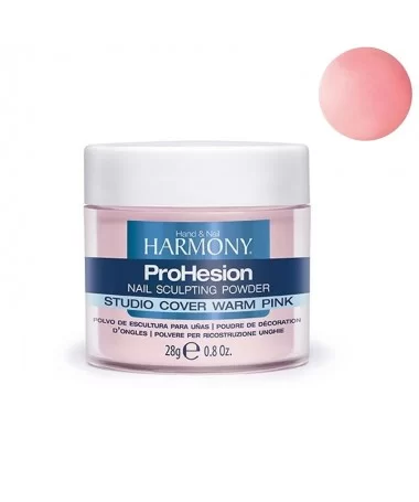 پودر کاشت ناخن هارمونی HARMONY COVER WARM PINK 28g