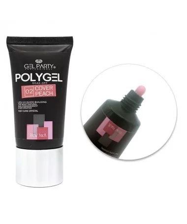 پلی ژل 30ML ژل پارتی COVER PEACH GEL PARTY