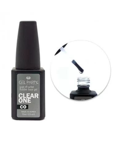 رابر بیس ناخن ژل پارتی CLEAR GEL PARTY