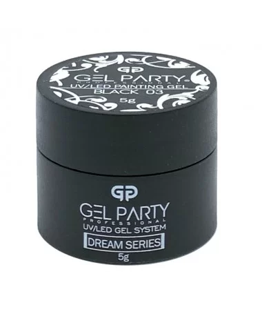 ژل طراحی ناخن کاسه ای BLACK ژل پارتی GEL PARTY