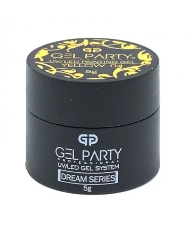 ژل طراحی ناخن کاسه ای YELLOW ژل پارتی GEL PARTY