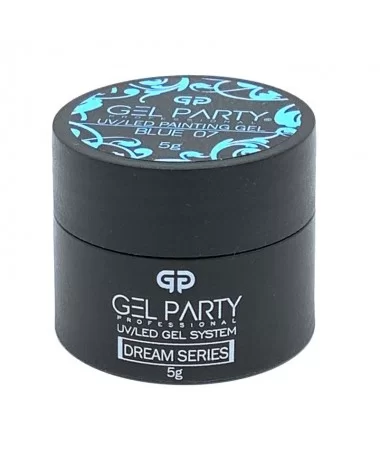 ژل طراحی ناخن کاسه ای BLUE ژل پارتی GEL PARTY