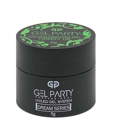 ژل طراحی ناخن کاسه ای GREEN ژل پارتی GEL PARTY