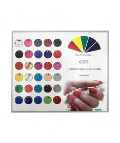 پک 30 عددی ژل 3D کاسه ای طراحی ناخن KOLOR PRO