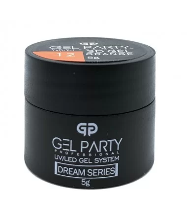 ژل آدامسی طراحی ناخن GEL PARTY ORANGE 12