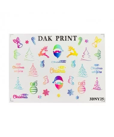 اسلایدر (لنز) ناخن داک پرینت DAK PRINT 3DNY25