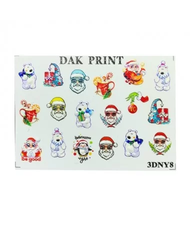 اسلایدر (لنز) ناخن داک پرینت DAK PRINT 3DNY8