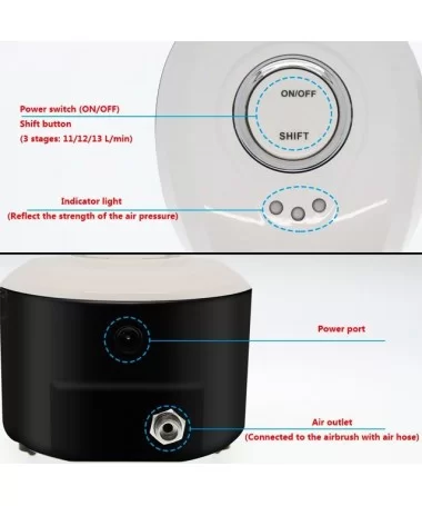 دستگاه ایر براش ناخن مدل BT19