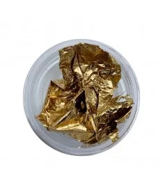 پک 12 عددی دیزاین ورق طلا، نقره، مس و برنز ناخن