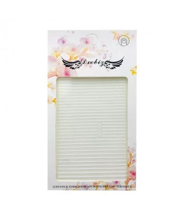 نوار دیزاین منعطف سفید  ناخن