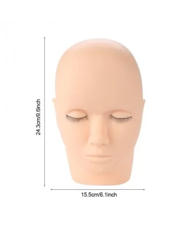 سر مانکن تمرین کاشت مژه