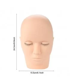 سر مانکن تمرین کاشت مژه