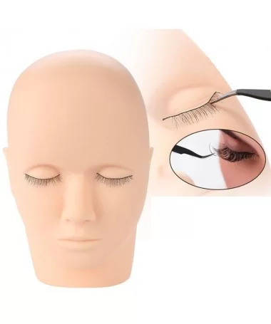 سر مانکن تمرین کاشت مژه