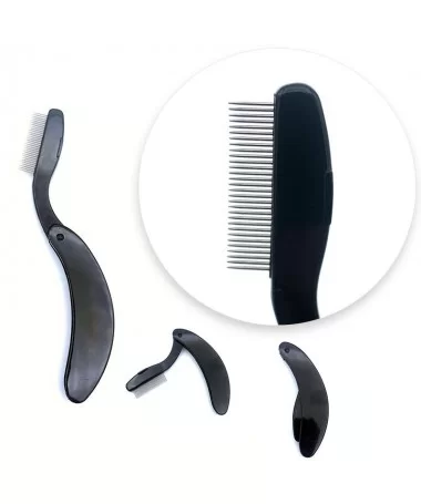 شانه لیفت مژه فلزی تاشو کد 001