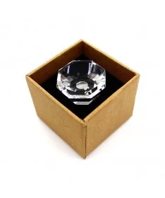 انگشتر ظرف چسب مژه کریستال