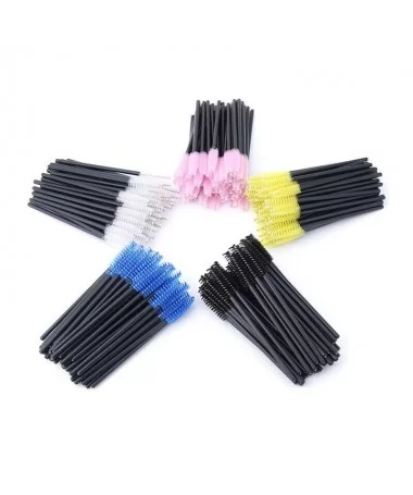 براش یکبار مصرف مژه - بسته 50 عددی