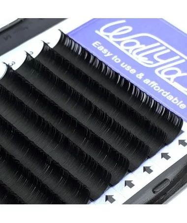 مژه  کلاسیک فر D قطر 0.15 قد 10 میل والی لش WALLY LASH