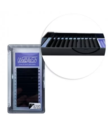 مژه  کلاسیک فر D قطر 0.15 قد 10 میل والی لش WALLY LASH