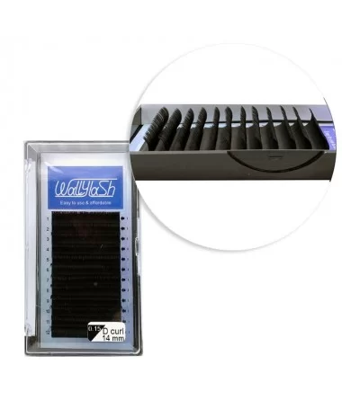 مژه  کلاسیک فر D قطر 0.15 قد 14 میل والی لش WALLY LASH