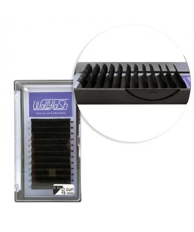 مژه  کلاسیک فر D قطر 0.15 قد 15 میل والی لش WALLY LASH