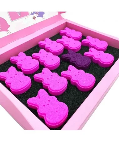 کوکتل پدیکور جابون JABON طرح خرگوش - پک 12 عددی