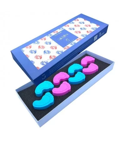 کوکتل پدیکور جابون JABON طرح پا پک 8 عددی