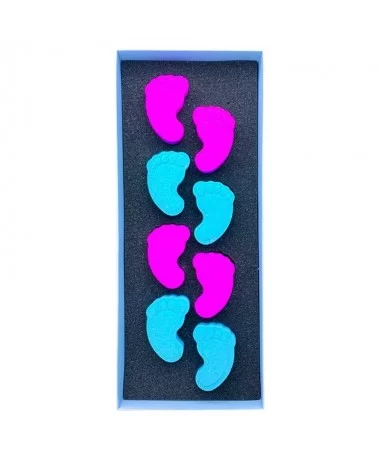 کوکتل پدیکور جابون JABON طرح پا پک 8 عددی