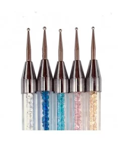 قلم داتینگ ناخن نگین دار