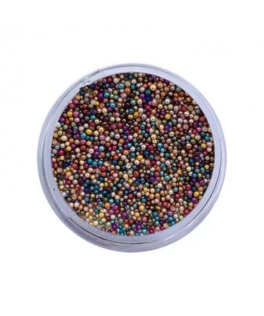 دیزاین خاویار ناخن هفت رنگ