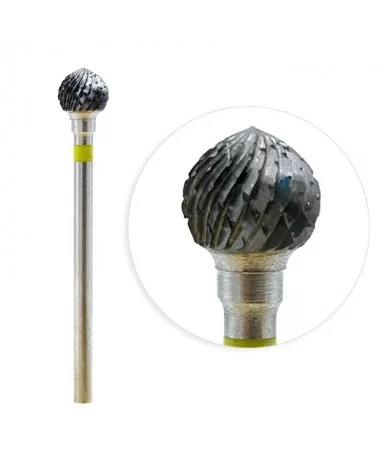 سر سوهان الماسه توپی نوار زرد