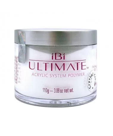 پودر کاشت ناخن آی بی آی IBI CRYSTAL CLEAR 110gr