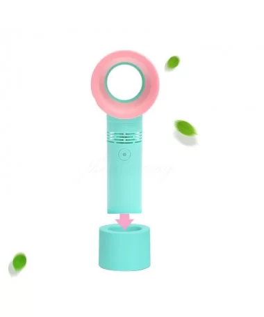 فن خشک کن مژه ZERQ9 ایستاده سبز و صورتی