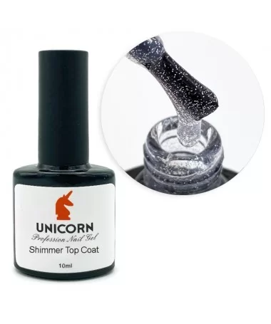 شیمر تاپ کات ناخن یونی کورن UNICORN 01
