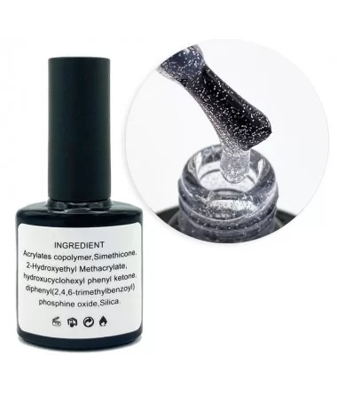 شیمر تاپ کات ناخن یونی کورن UNICORN 01