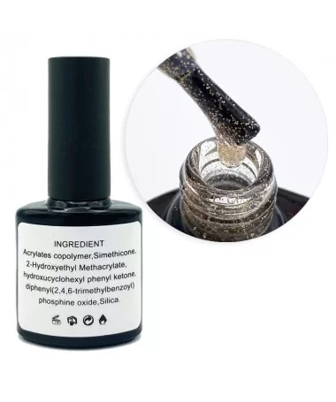 شیمر تاپ کات ناخن یونی کورن UNICORN 03