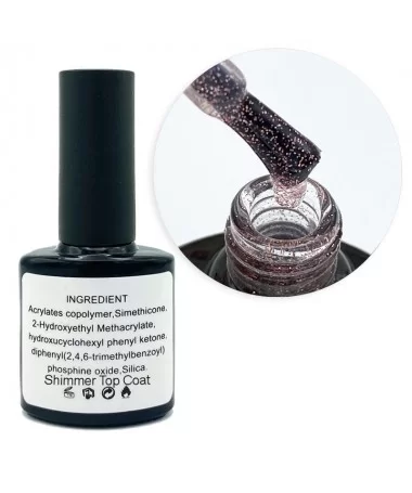 شیمر تاپ کات ناخن یونی کورن UNICORN 04