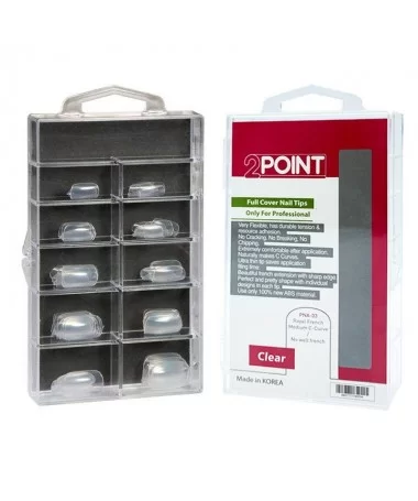 ناخن مصنوعی توپوینت 2POINT شیشه ای 100 عددی PNA-03