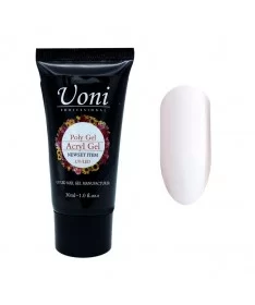 پلی ژل کاشت ناخن یونی UONI WHITE-1-30ml
