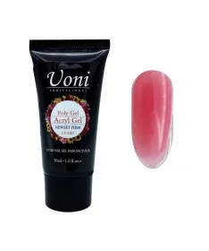 پلی ژل کاشت ناخن یونی UONI PINK-12 30ml