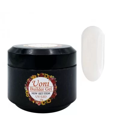 بیلدر ژل ناخن یونی UONI WHITE-1 22ml