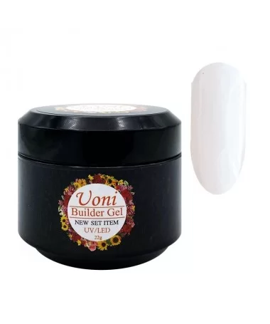 بیلدر ژل ناخن یونی UONI WHITE-2-22ml