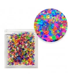 نگین ناخن بلک لایت سایزبندی هفت رنگ