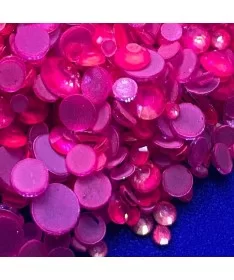 نگین ناخن شبرنگ سایزبندی بنفش