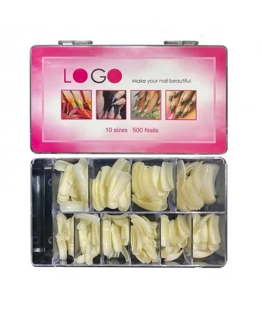 تیپ پایه بلند ناخن لوگو 500 عددی LOGO