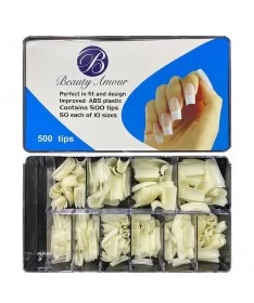 تیپ ناخن بیوتی آمور 500 عددی BEAUTY AMOUR