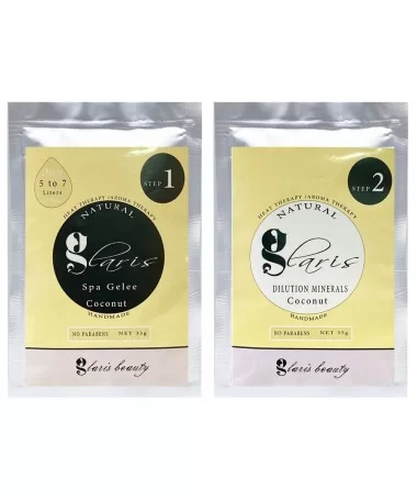 پک ژل پدیکور گلاریس بیوتی GLARIS BEAUTY نارگیل