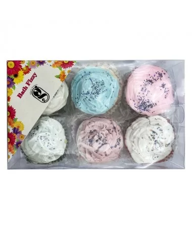 کوکتل پدیکور گلاریس بیوتی GLARIS BEAUTY کاپ کیک پک 6 عددی