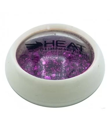 پولک ناخن هیت HEAT بنفش