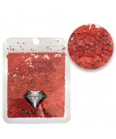 پولک ناخن قرمز